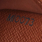 Louis Vuitton Monogram Compact Zip Wallet Brown Leather — view 9