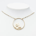 Chanel CC Logo Necklace Gold Plating Pearl — view 8