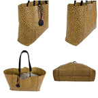 Bottega Veneta Intreccio Mirage Tote Leopard Brown Beige Butterfly Charm — view 3