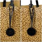 Bottega Veneta Intreccio Mirage Tote Leopard Brown Beige Butterfly Charm — view 6