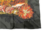 Hermes Scarf Carre 90 L'ile Deserte Human Island Green — view 2