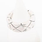 Chanel Ring Quilted White Gold — view 2