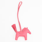 Hermes Pink Rodeo PM Charm — view 4
