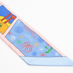 Hermes Scarf Twilly Scarves Pink — view 3