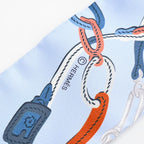 Hermes Scarf Twilly Scarves Blue — view 5