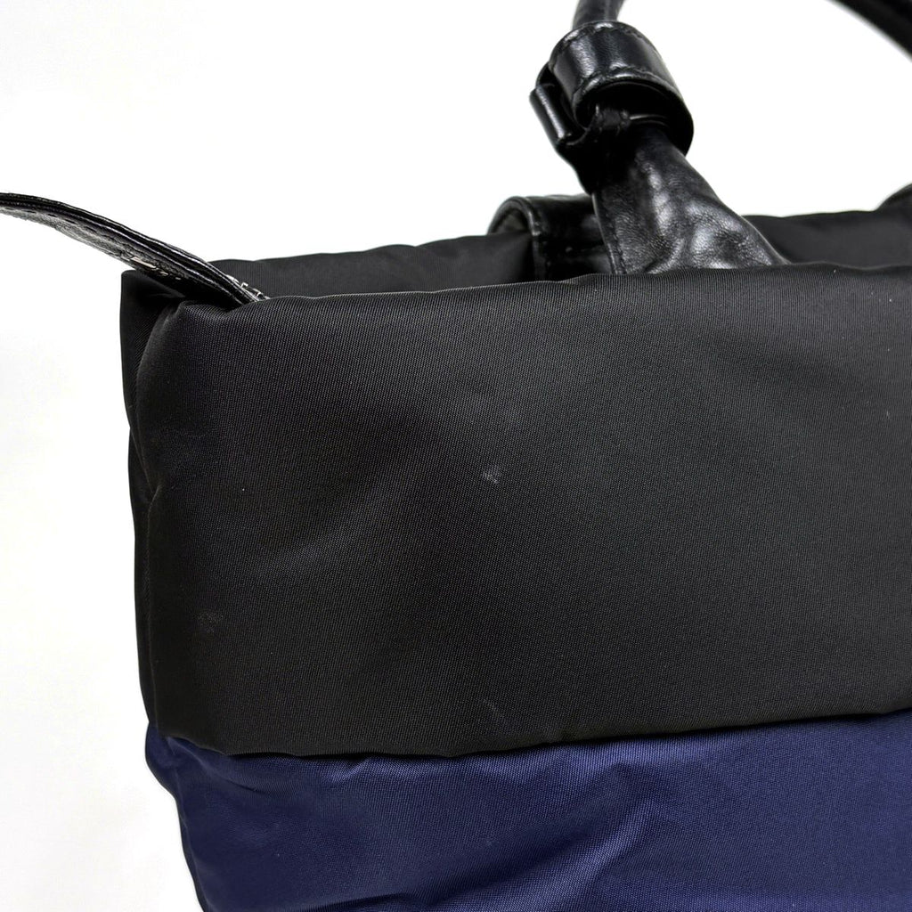 Prada Handbag 2-Way Tessuto Nylon Navy Nero — view 5