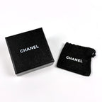 Chanel CC Logo Earrings Gold Plated — view 6