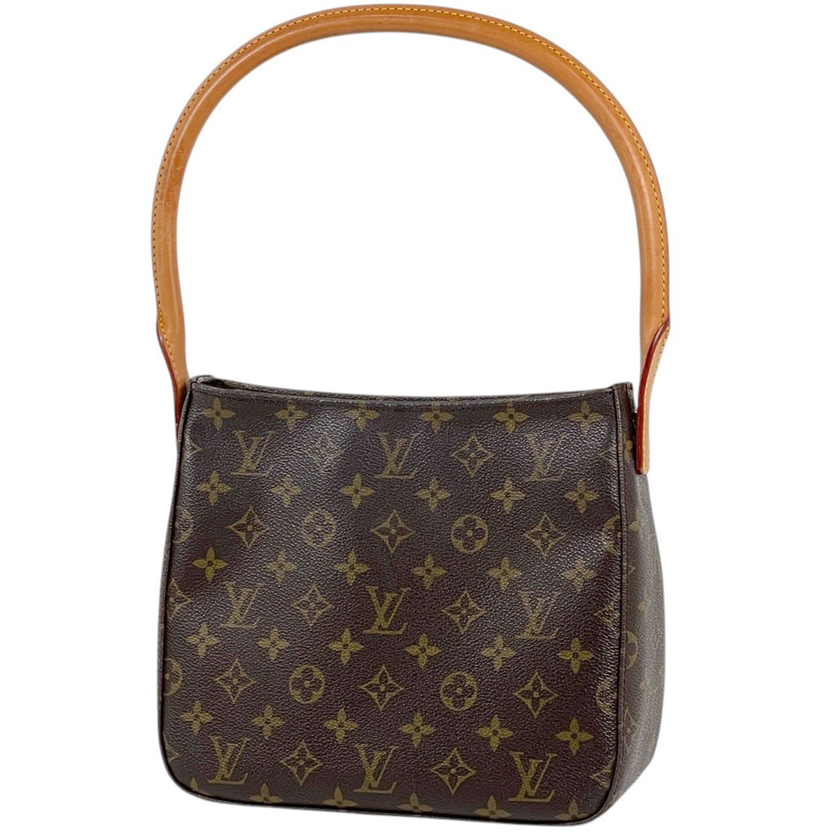 Louis Vuitton Looping MM Shoulder Bag Monogram Brown