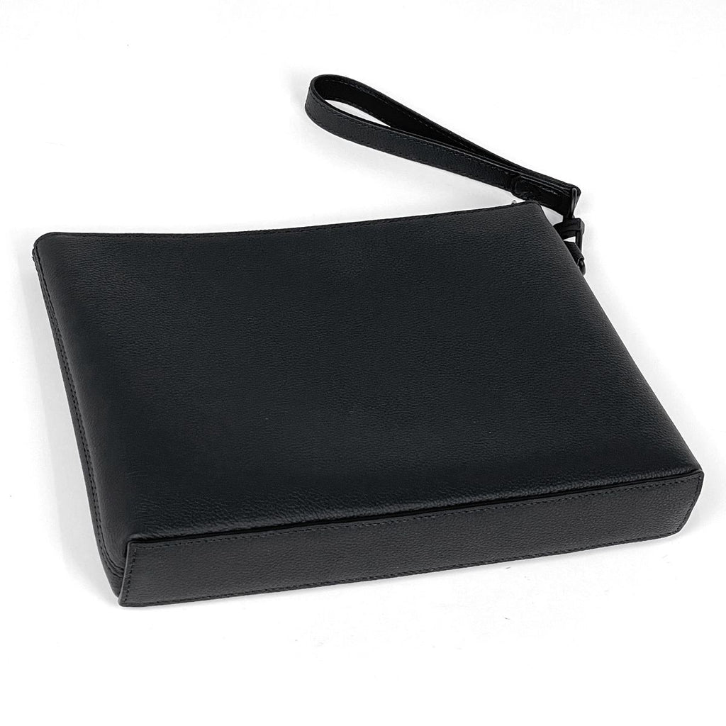Louis Vuitton Takeoff Pouch Clutch Leather Noir — view 2