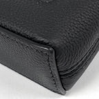 Louis Vuitton Takeoff Pouch Clutch Leather Noir — view 3