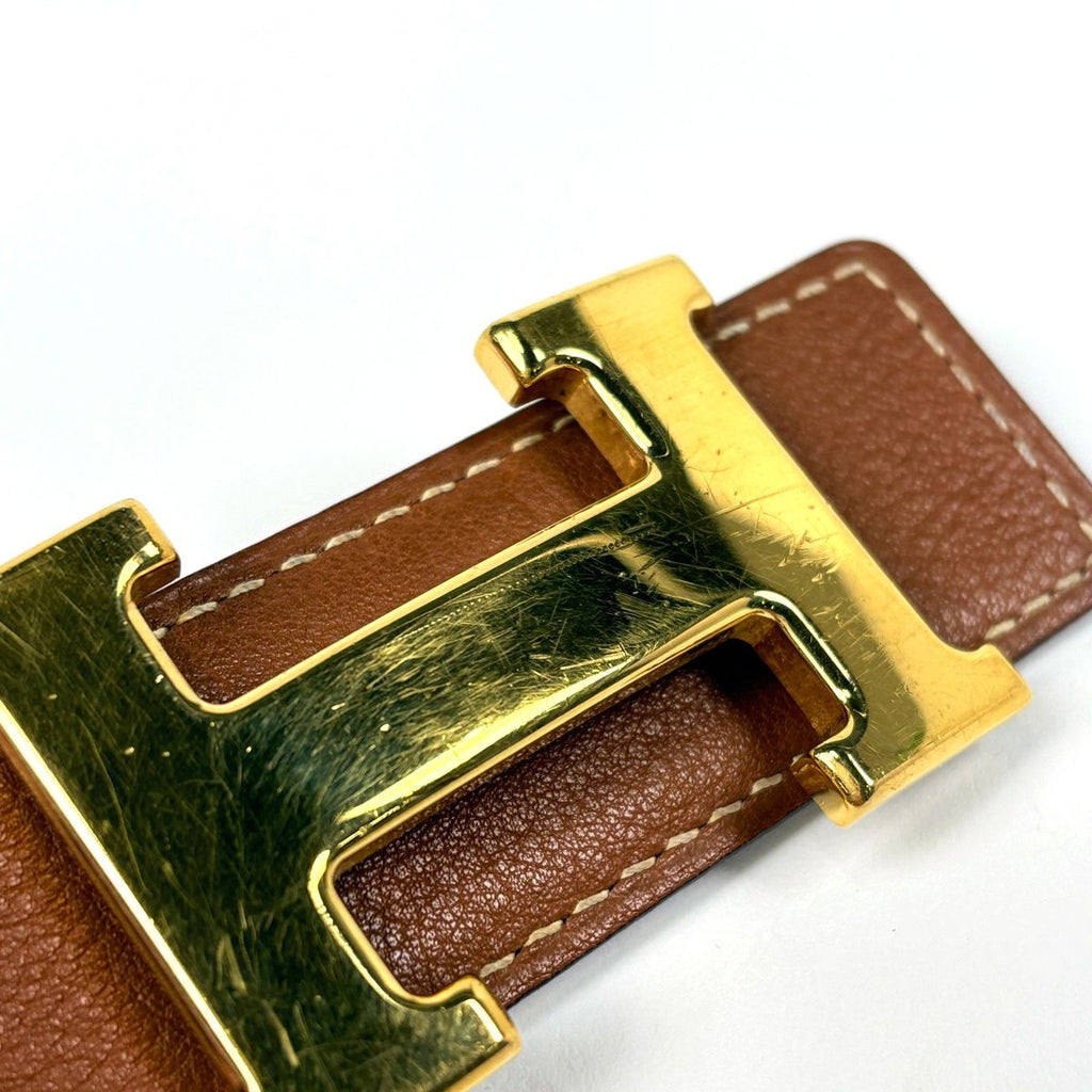 Hermes Constance Reversible Belt Box Calf Black Brown — view 5