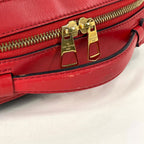 Louis Vuitton Saintonge Crossbody Shoulder Bag Monogram Brown Coquelicot — view 7