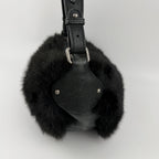 Chanel CC Logo Shoulder Bag Black Vintage — view 7