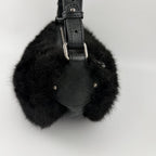 Chanel CC Logo Shoulder Bag Black Vintage — view 6