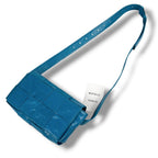 Bottega Veneta Cassette Cross Belt Bag Waist Pouch Maxi Intrecciato Leather Blue — view 2