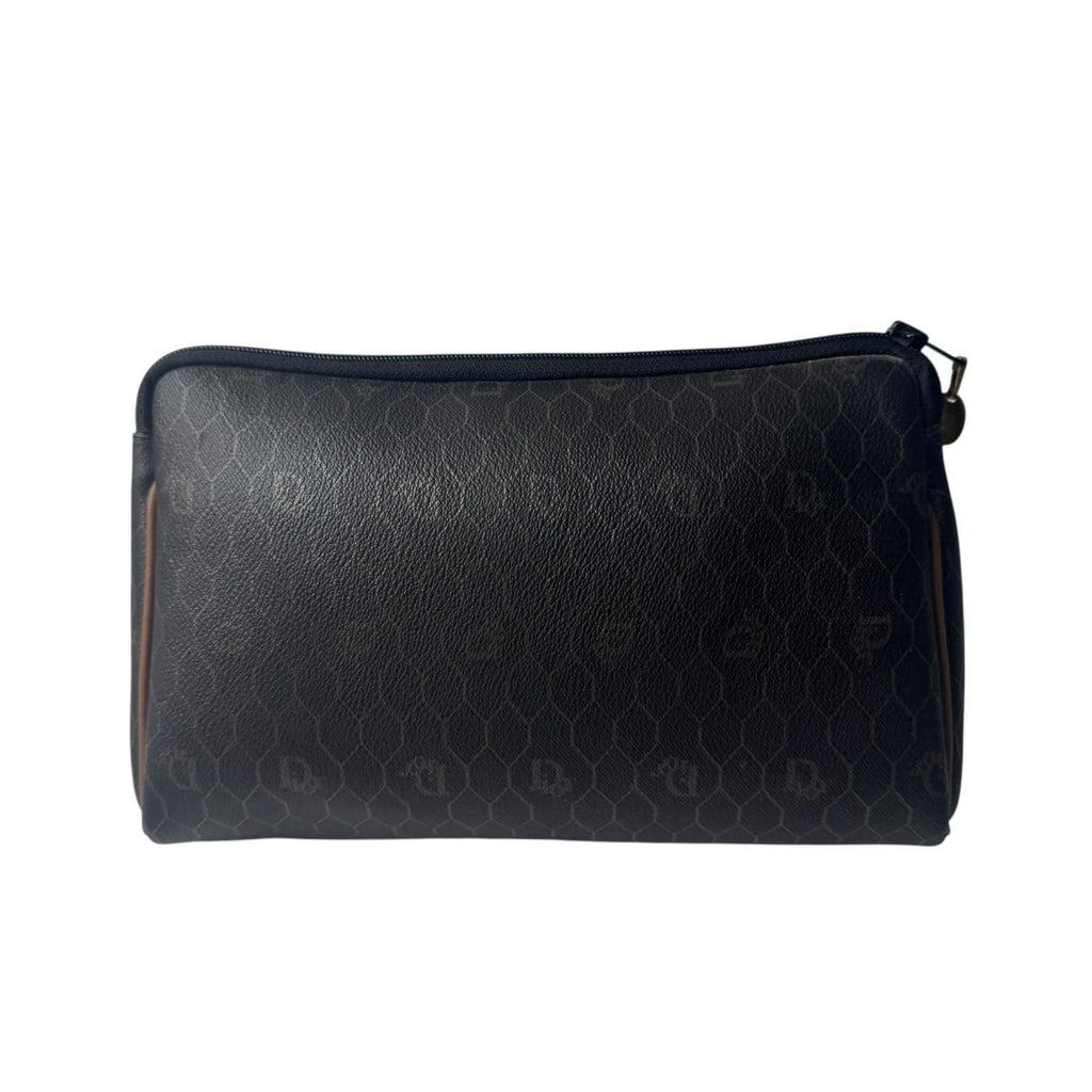 Dior Vintage Honeycomb Pattern Pouch Clutch — view 2