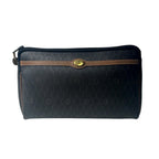 Dior Vintage Honeycomb Pattern Pouch Clutch