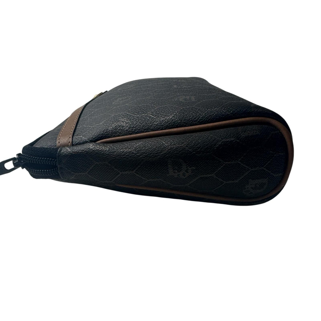 Dior Vintage Honeycomb Pattern Pouch Clutch — view 3