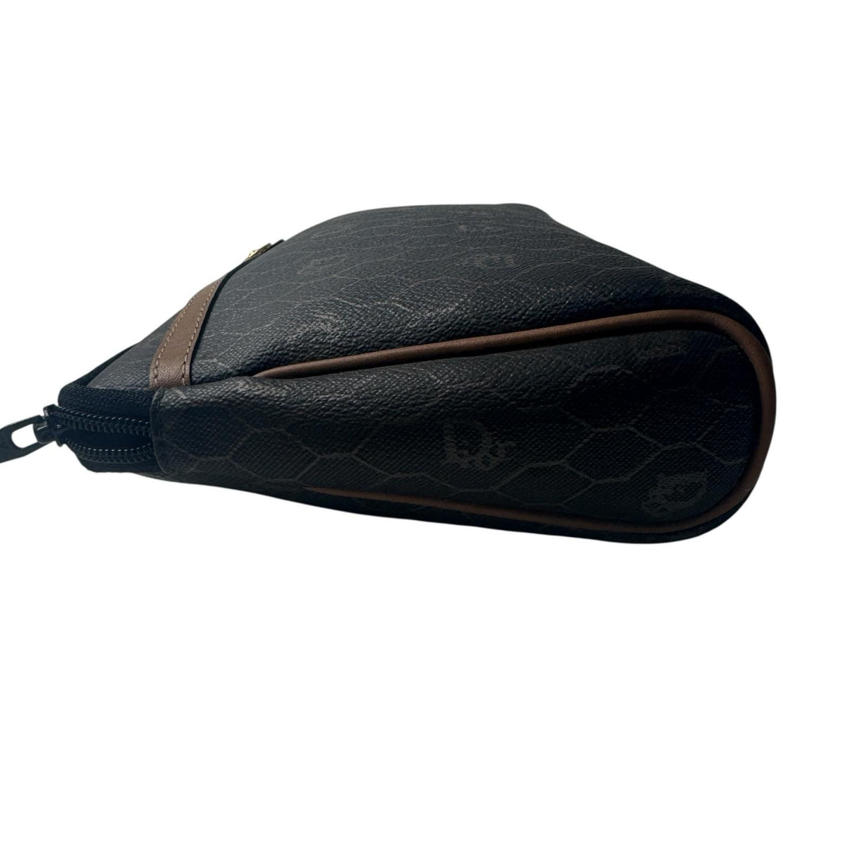 Dior Vintage Honeycomb Pattern Pouch Clutch — view 3