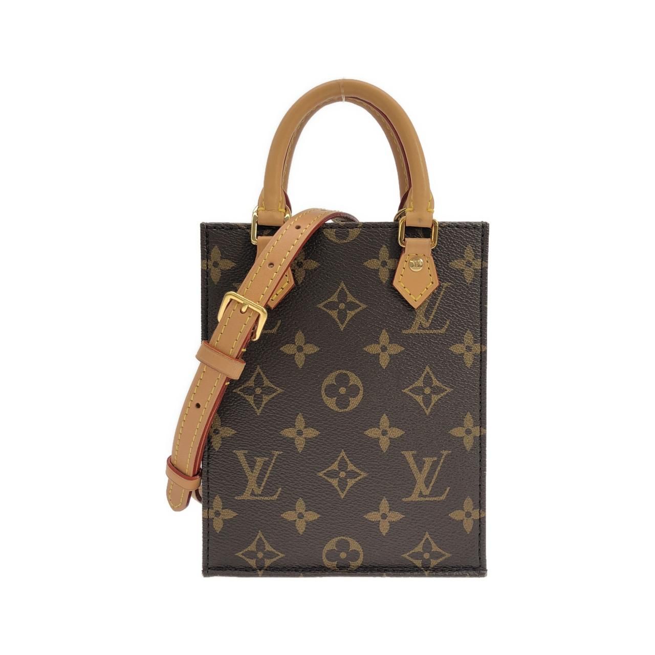 Louis Vuitton Monogram Petite Sac Plat Bag