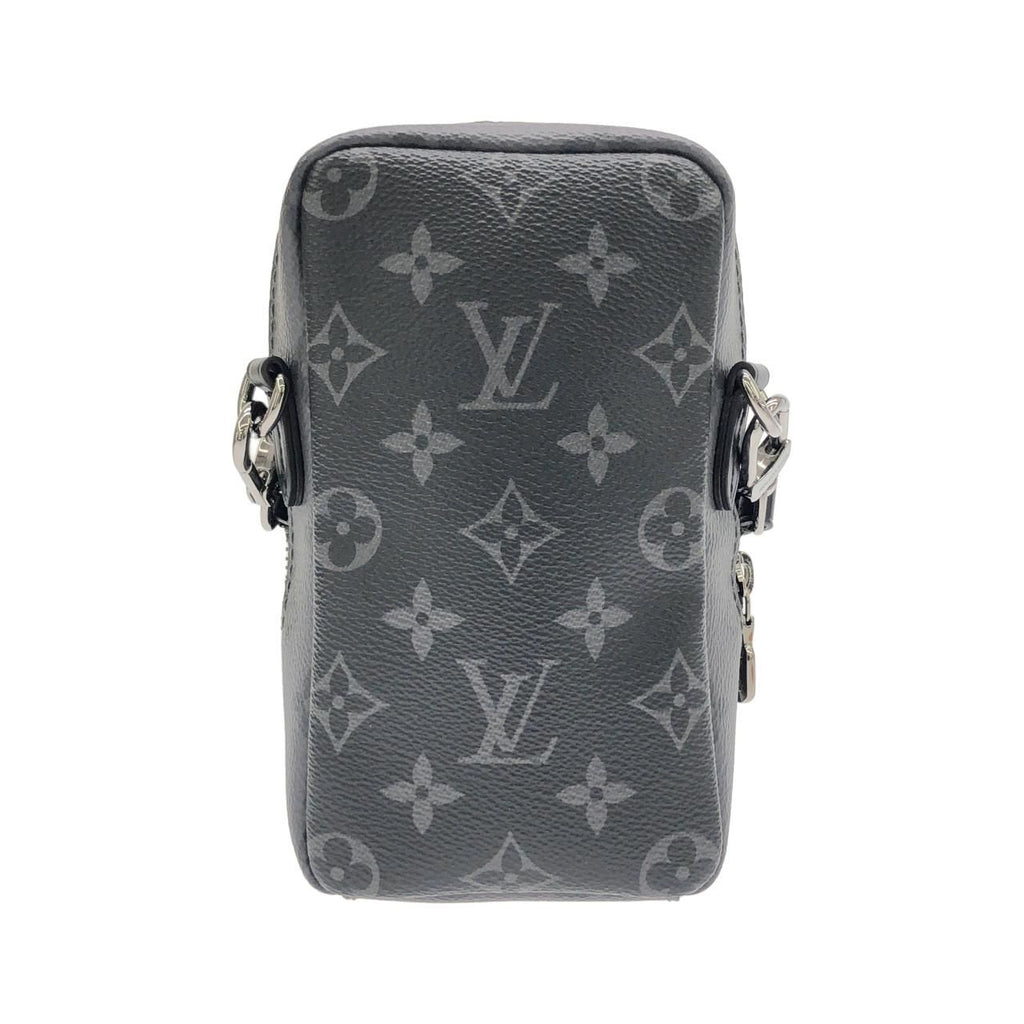 Louis Vuitton Monogram Eclipse Reverse Double Phone Pouch Shoulder Bag — view 2