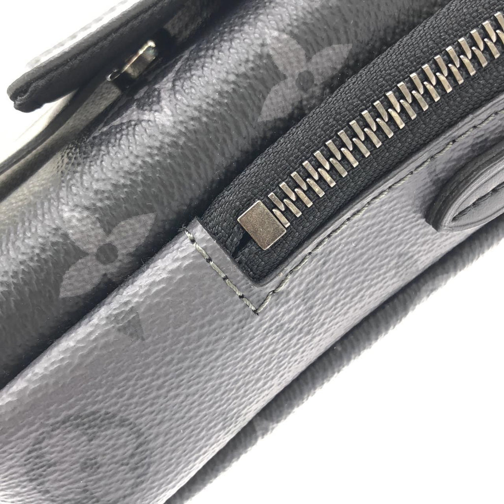Louis Vuitton Monogram Eclipse Reverse Double Phone Pouch Shoulder Bag — view 5