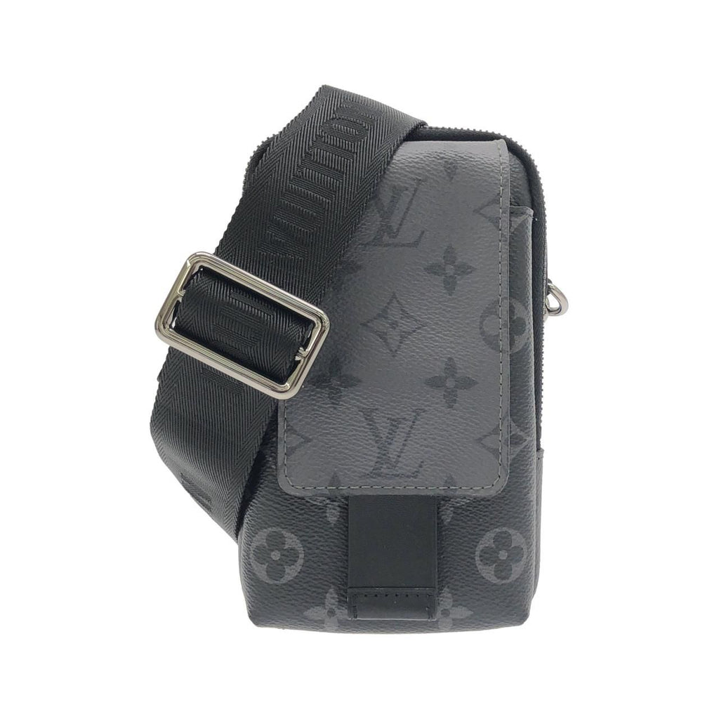Louis Vuitton Monogram Eclipse Reverse Double Phone Pouch Shoulder Bag