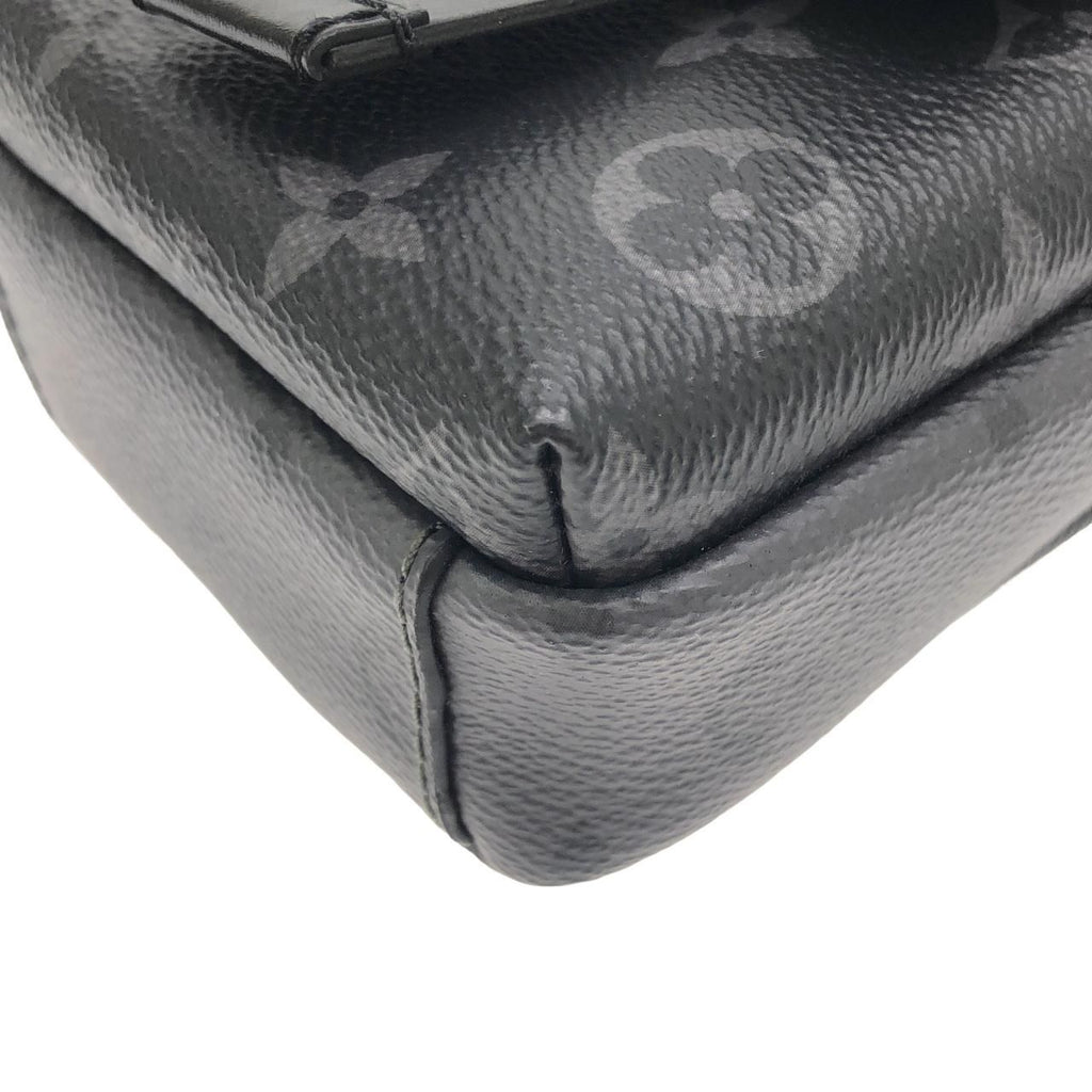 Louis Vuitton Monogram Eclipse Reverse Double Phone Pouch Shoulder Bag — view 3