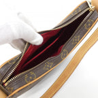 Louis Vuitton Monogram Pochette Croissant Shoulder Bag — view 4