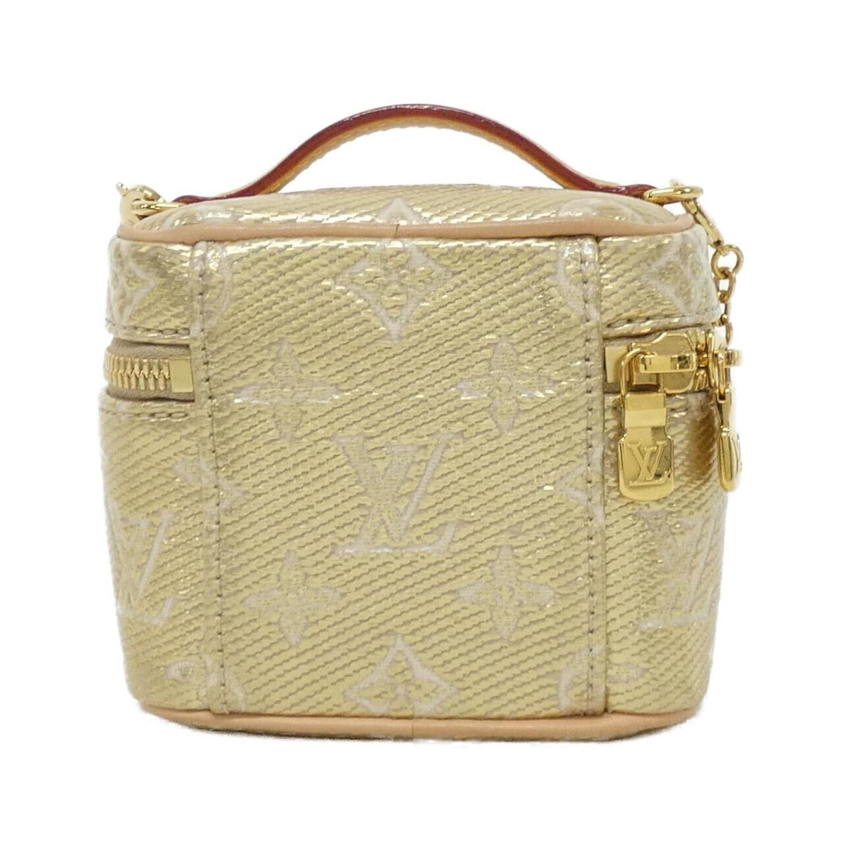 Louis Vuitton Monogram Laminated Jacquard Micro Vanity Shoulder Bag — view 2