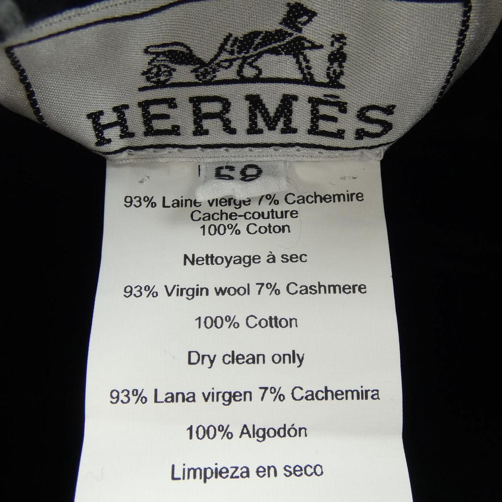Hermes Cap Hat Black — view 3
