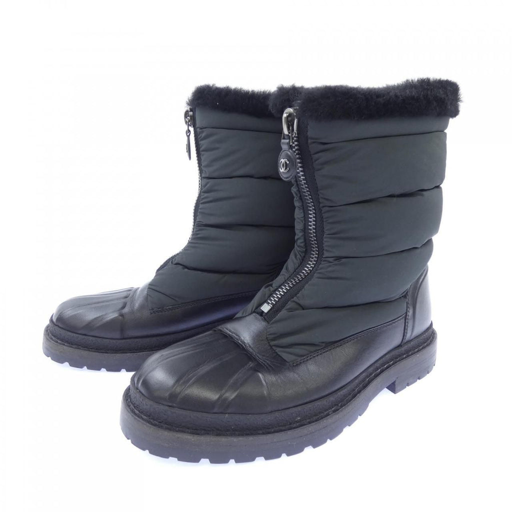 Chanel Short Boots Black — view 3