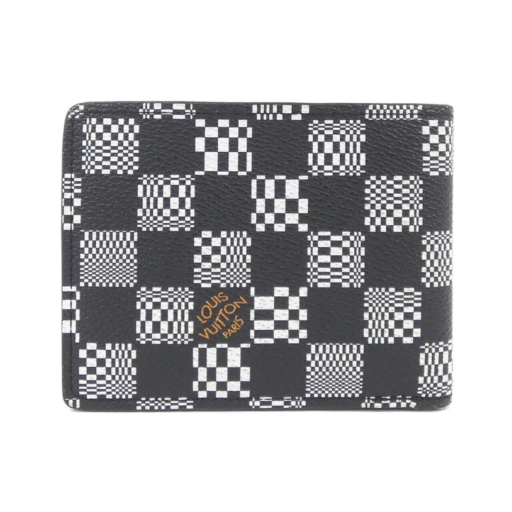 Louis Vuitton Damier Dist Ted Portefeuille Multiple Billfold Wallet — view 2