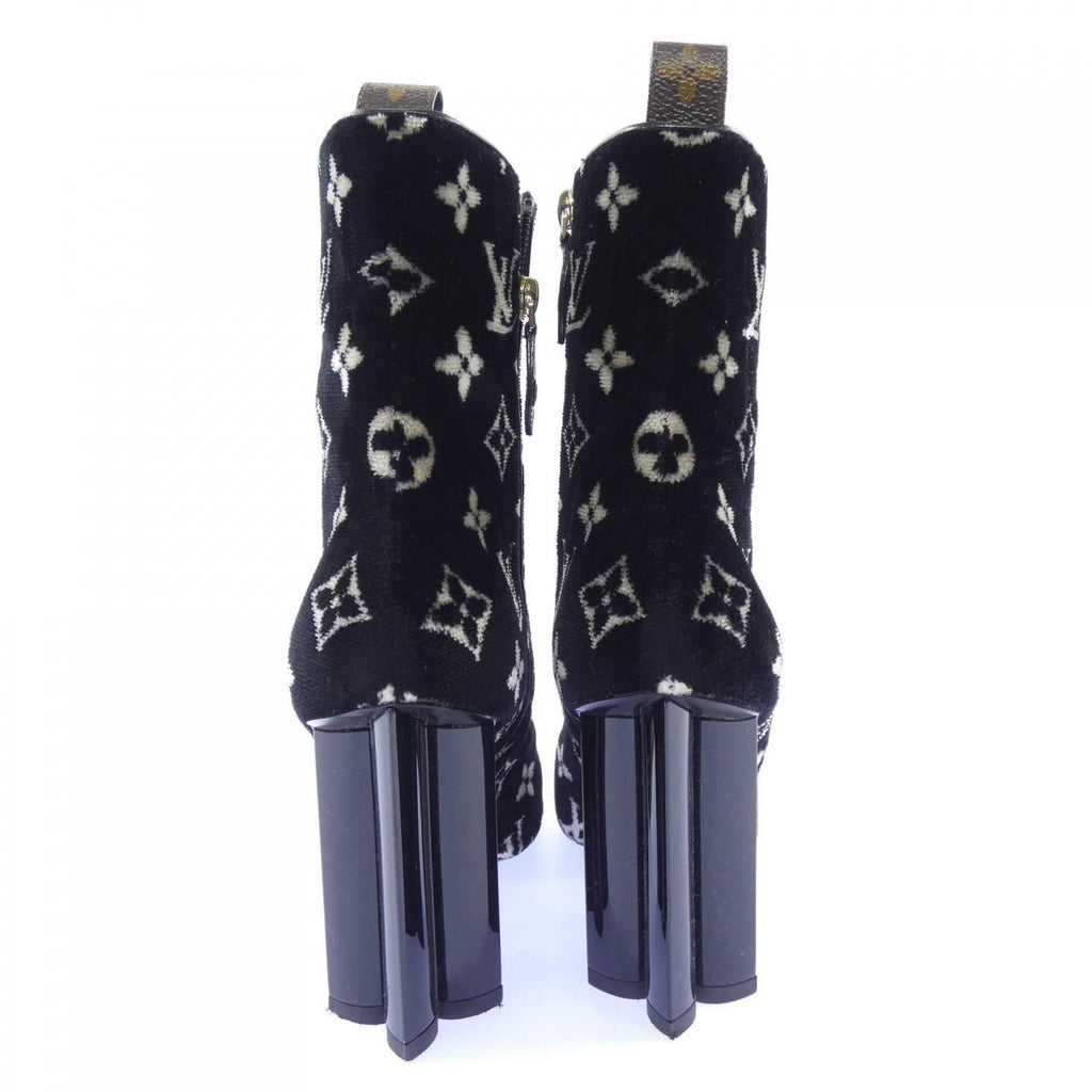 Louis Vuitton Monogram Velvet Silhouette Line Boots — view 5