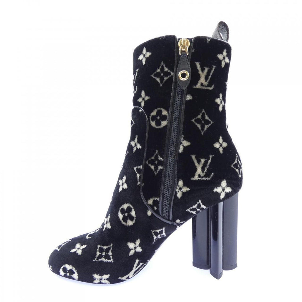 Louis Vuitton Monogram Velvet Silhouette Line Boots — view 2
