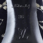 Louis Vuitton Monogram Velvet Silhouette Line Boots — view 6
