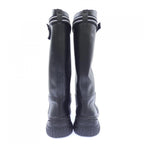 Dior Rubber Velcro Strap D-racer Long Boots — view 5