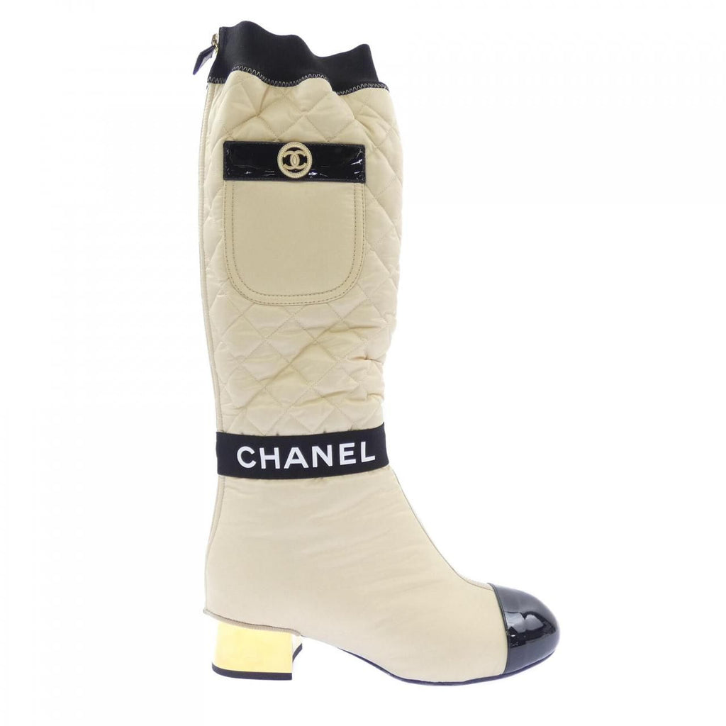 Chanel High Boots Beige