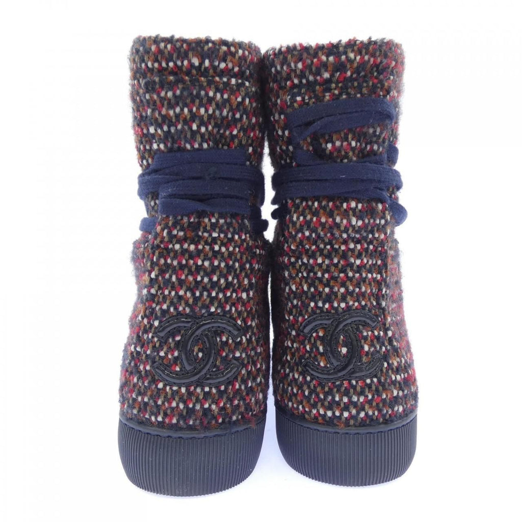 Chanel Boots Navy — view 5
