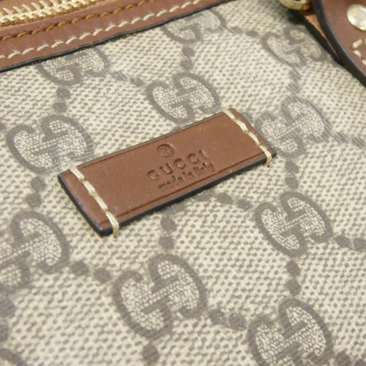 Gucci Boston Bag Travel Bags Beige — view 4