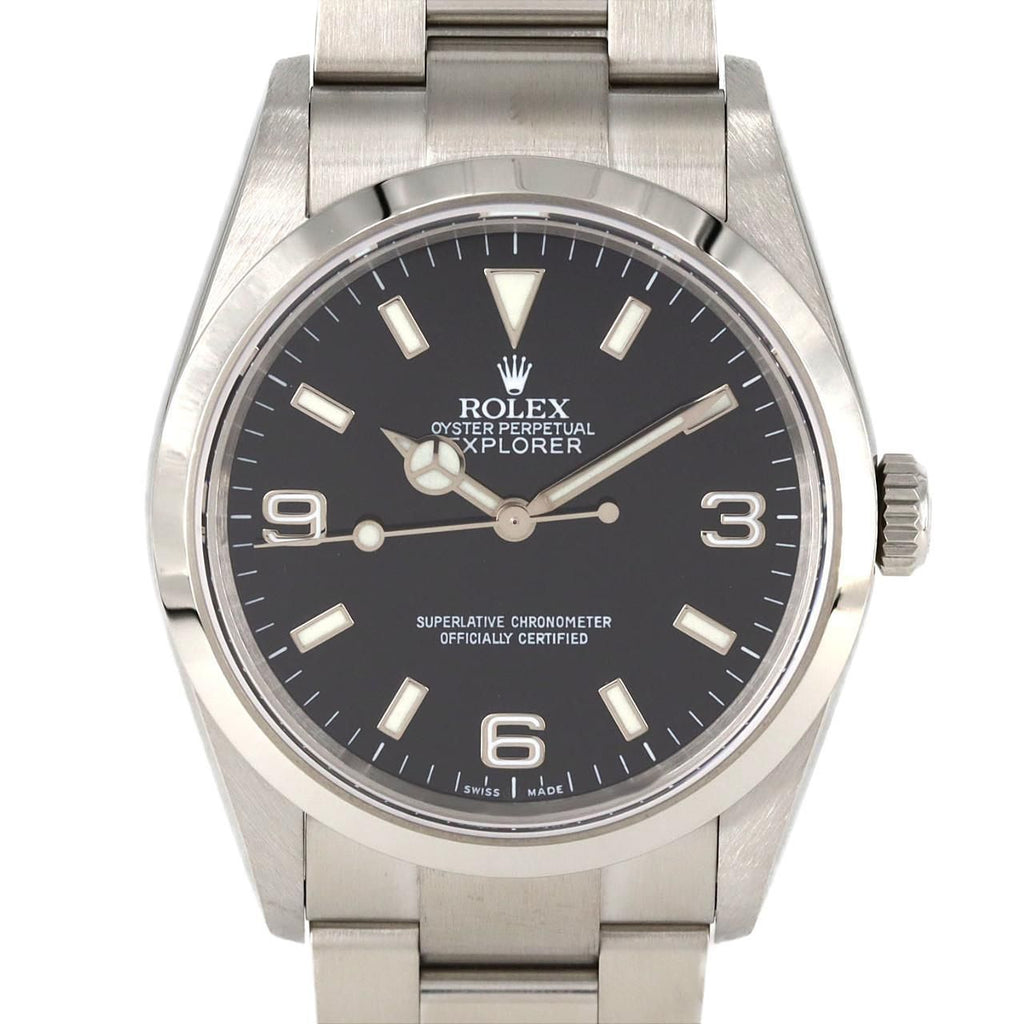 Rolex Explorer-i SS Automatic Winding Number Watch