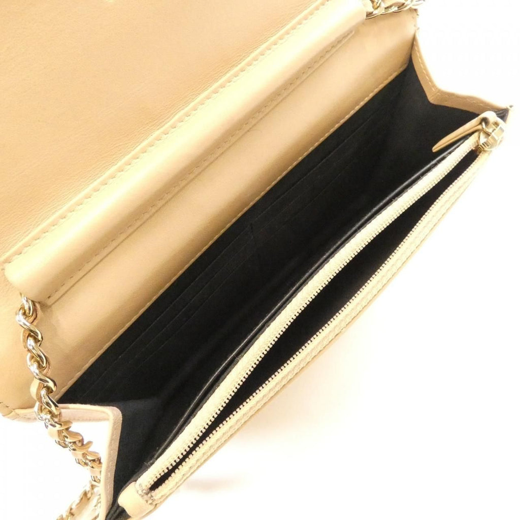 Chanel Chain Shoulder Bag Beige — view 9