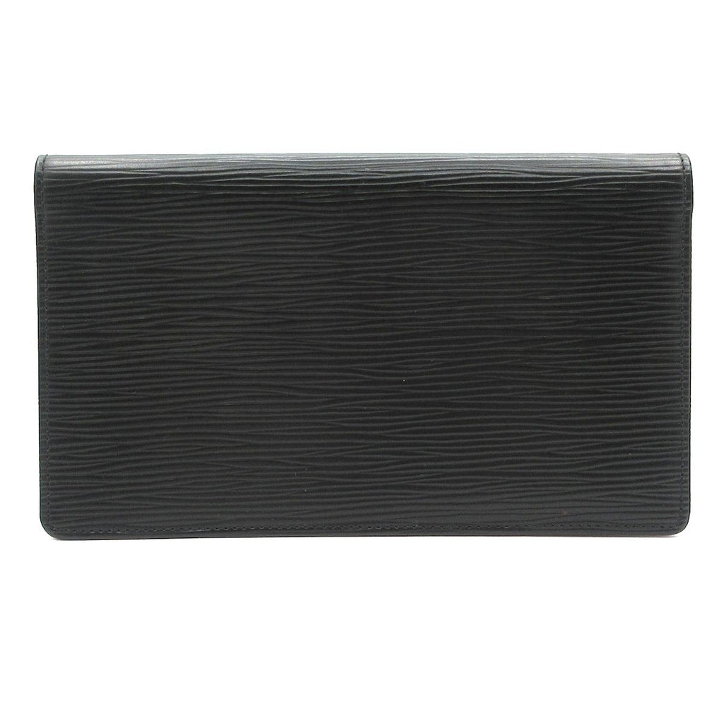 Louis Vuitton Wallet Epi Noir Check Case Leather — view 2