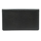 Louis Vuitton Wallet Epi Noir Check Case Leather — view 2