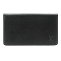 Louis Vuitton Wallet Epi Noir Check Case Leather