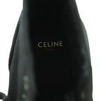 Celine Triomphe Canvas High Cut Sneakers Shoes 39 Black — view 7
