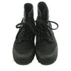 Celine Triomphe Canvas High Cut Sneakers Shoes 39 Black — view 6