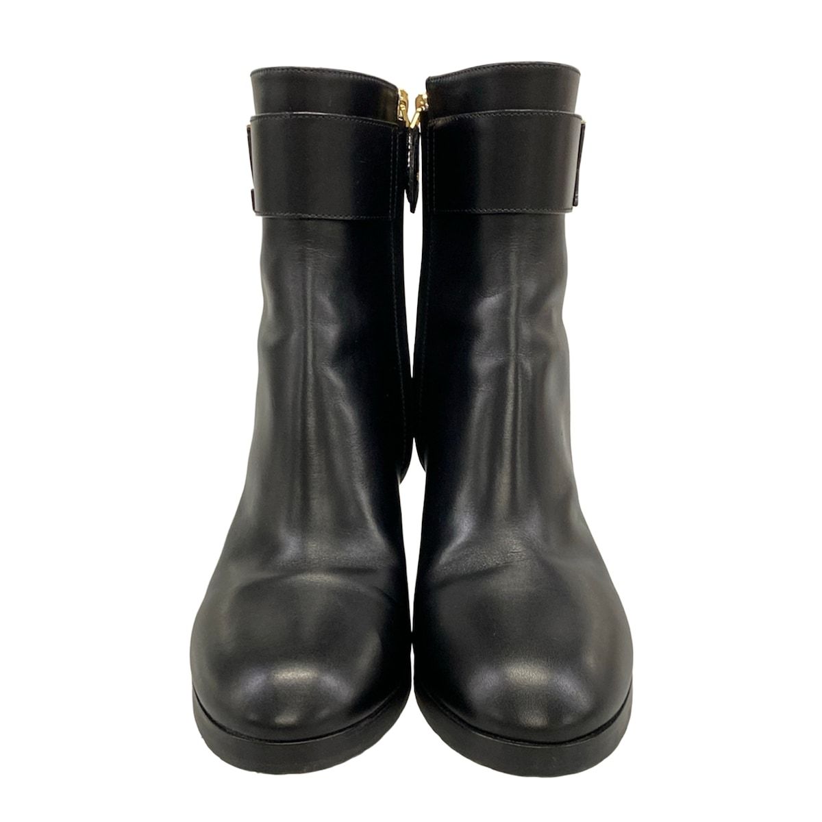 Louis Vuitton Short Boots 38 Midtown Ankle Black Leather — view 5