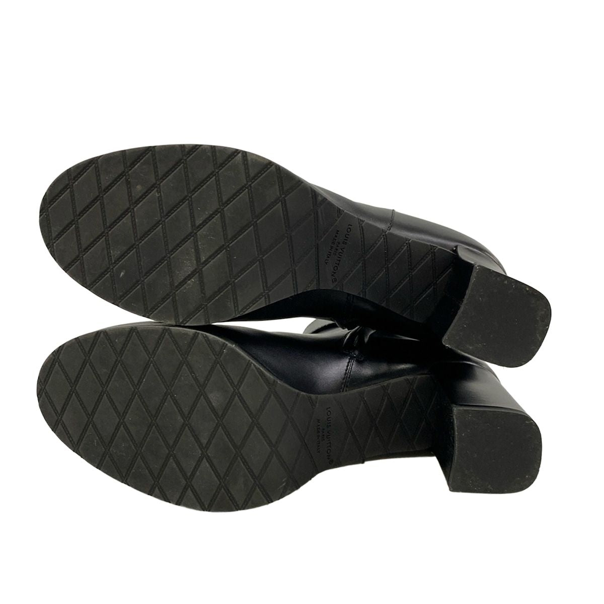 Louis Vuitton Short Boots 38 Midtown Ankle Black Leather — view 8