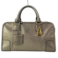 Loewe Handbag Amazona 28 Gold Leather